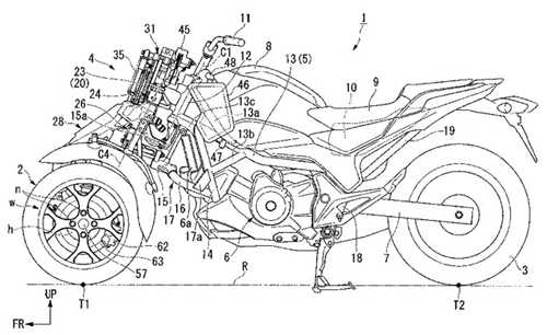 Honda sản xuất môtô 3 bánh - 1