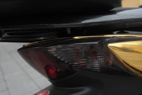 Honda sh 2011 dán crome vàng chóe - 5