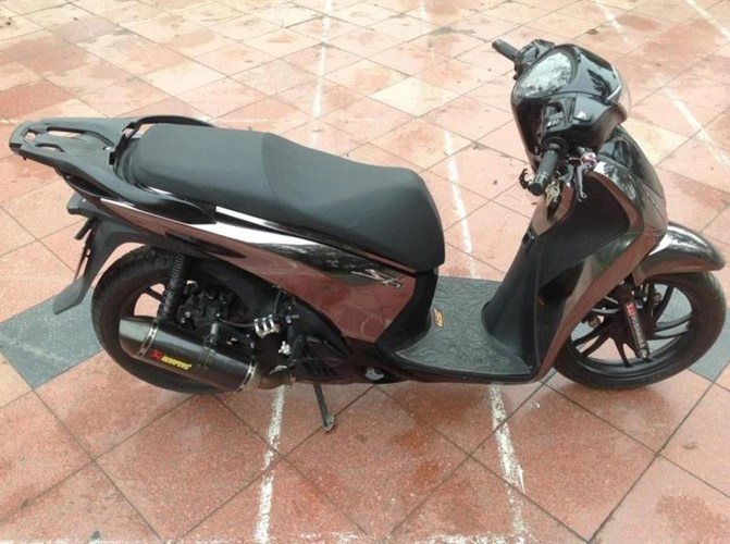 Honda sh độ dàn áo mạ crom huyền bí - 3