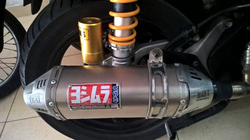 Honda sh độ pô zin yoshimura titan kèm tiêu đã mode - 3