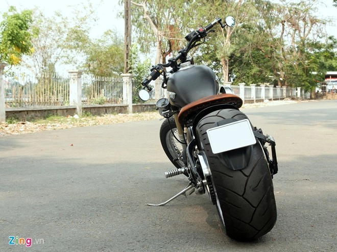 Honda shadow 600 độ qua bàn tay thợ sài gòn - 12