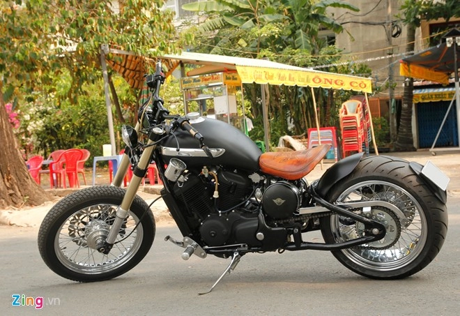 Honda shadow 600 độ qua bàn tay thợ sài gòn - 13