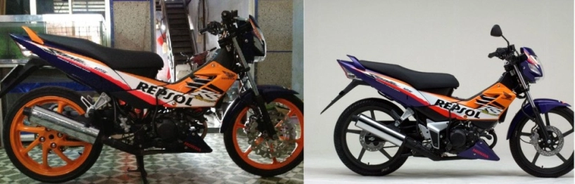 Honda sonic 125 repsol kiểng nhẹ - 5