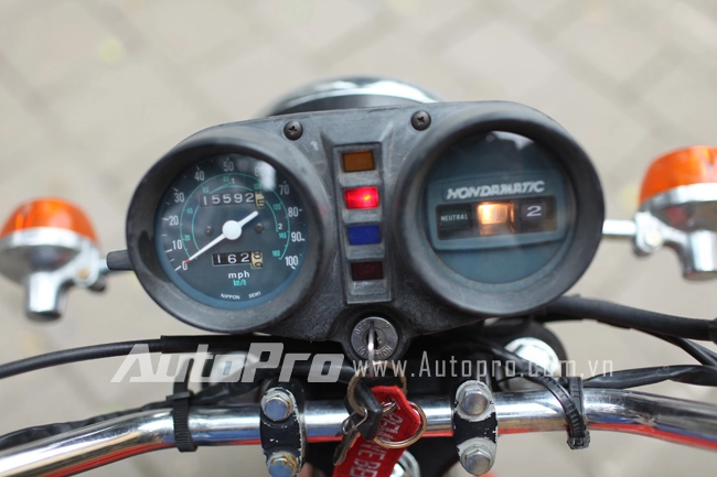 Hondamatic cb400a hawk hồn tay ga da hàng côn - 14