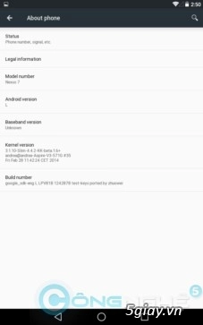 hướng dẫn cài đặt android l trên nexus 7 2012 gen 1 - 9