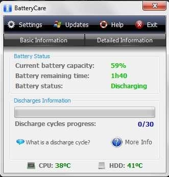 Hướng dẫn chăm sóc pin laptop với phần mềm batterycare - 3