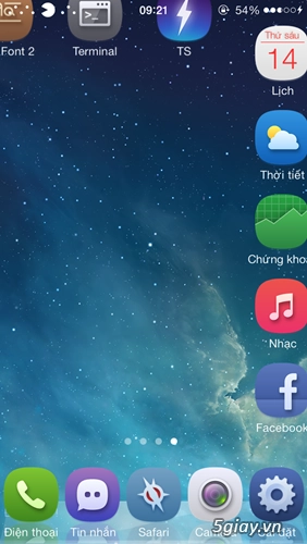 Hướng dẫn cuộn trang home không giới hạn trên ios 7 - 2