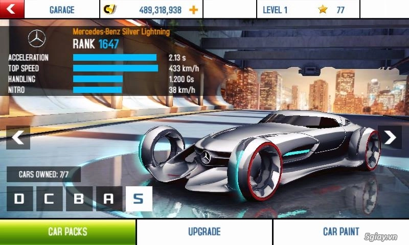 Hướng dẫn mở khóa asphalt 8 full xe nâng cấp - 3