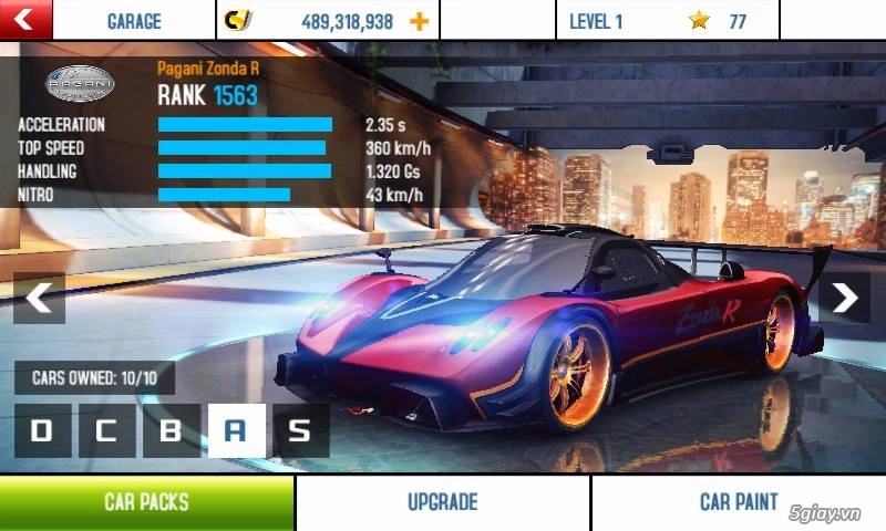 Hướng dẫn mở khóa asphalt 8 full xe nâng cấp - 7