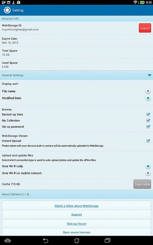 Hướng dẫn sử dụng asus webstorage trên thiết bị di động - 2