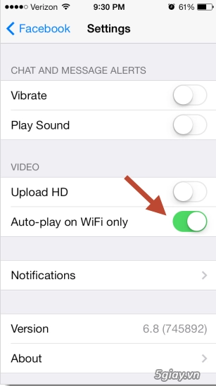 Hướng dẫn tắt tính năng autoplay video của facebook trên smartphone - 2