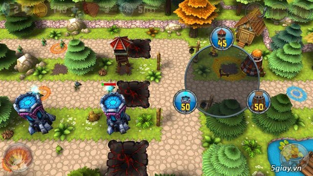 Incominggoblins attack td - thủ thành bảo vệ ngôi làng yêu tinh cực hay trên mobile - 2