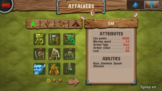 Incominggoblins attack td - thủ thành bảo vệ ngôi làng yêu tinh cực hay trên mobile - 3