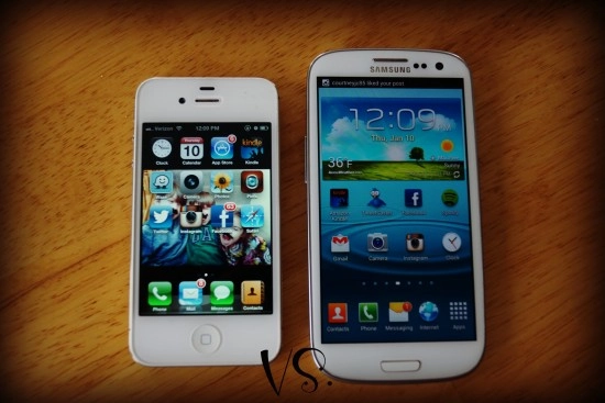 Iphone 4s đọ dáng với samsung galaxy s3 - 1