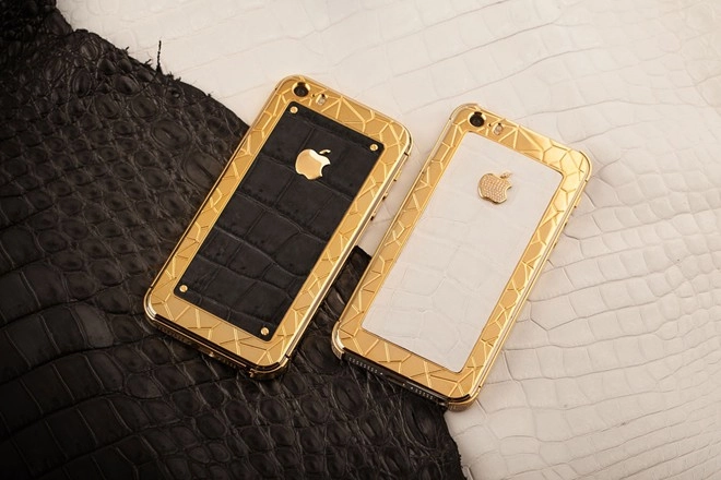 Iphone 5s mạ vàng bọc da cá sấu giá 35 triệu ở vn - 2