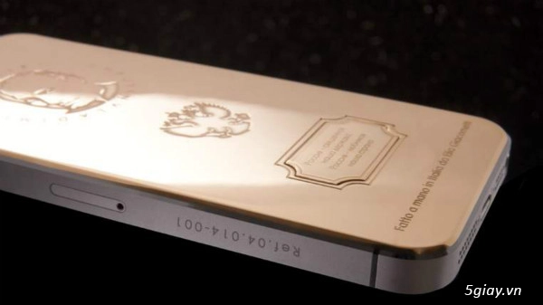 Iphone 5s mạ vàng khắc chân dung putin giá cực khủng - 3