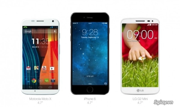 Iphone 6 47 inch đọ dáng cùng loạt siêu phẩm android - 2
