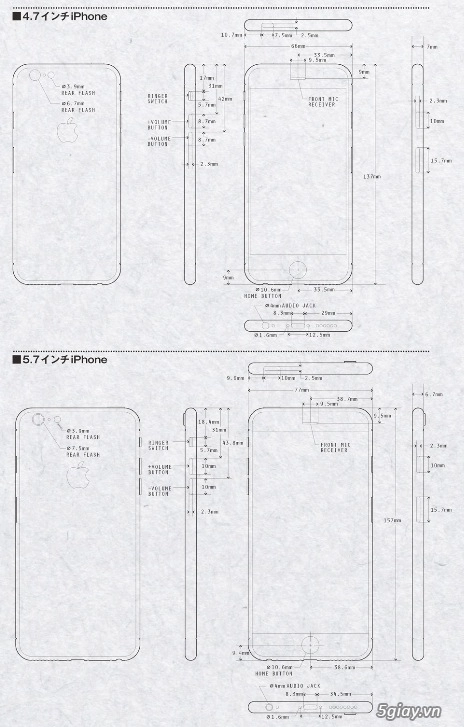 Iphone 6 có ảnh render siêu mỏng 2 phiên bản - 2