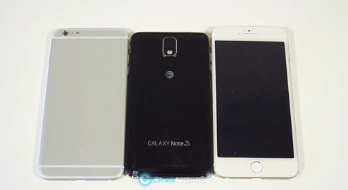 Iphone 6 đọ dáng với galaxy note 3 và lg g3 - 4