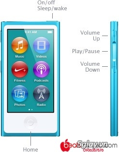 Ipod nano gen 7 máy nghe nhạc bán chạy nhất hè 2014 - 3