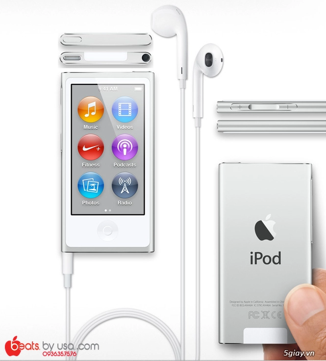 Ipod nano gen 7 máy nghe nhạc bán chạy nhất hè 2014 - 6