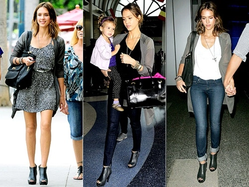 Jessica alba - bậc thầy phối đồ cũ - 12