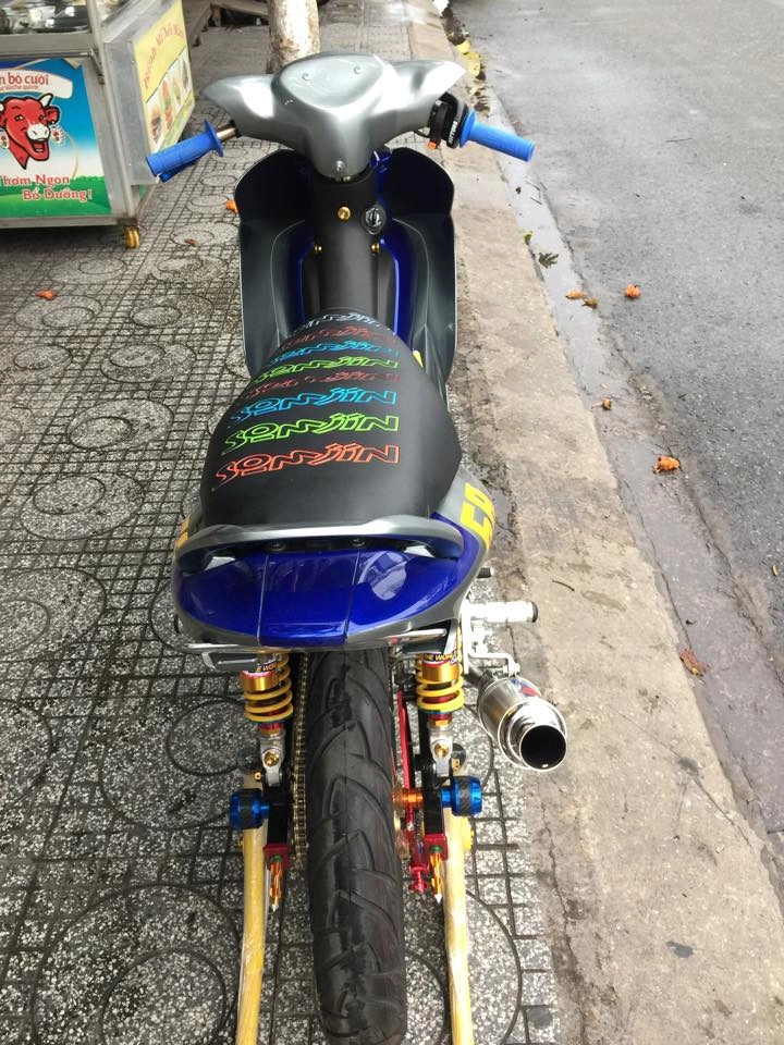Jupiter độ kiểng phong cách xe đua rất chuyên nghiệp - 7