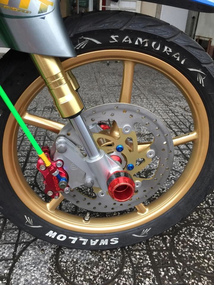 Jupiter độ kiểng phong cách xe đua rất chuyên nghiệp - 2