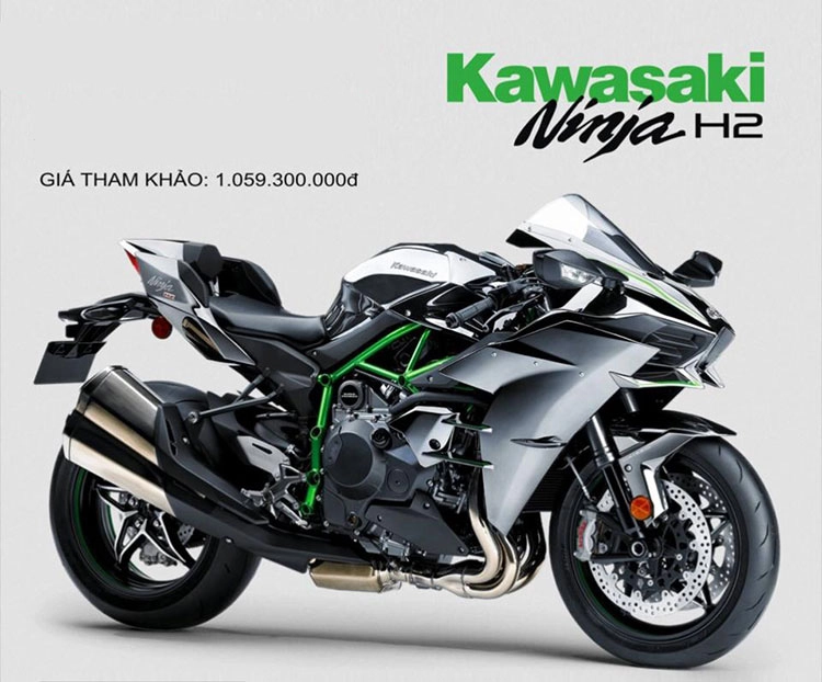 Kawasaki h2 có giá chính hãng 1059 tỉ đồng tại việt nam - 1
