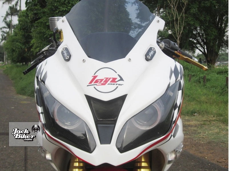 Kawasaki ninja 250 lay-z motor phong cách xe đua - 4