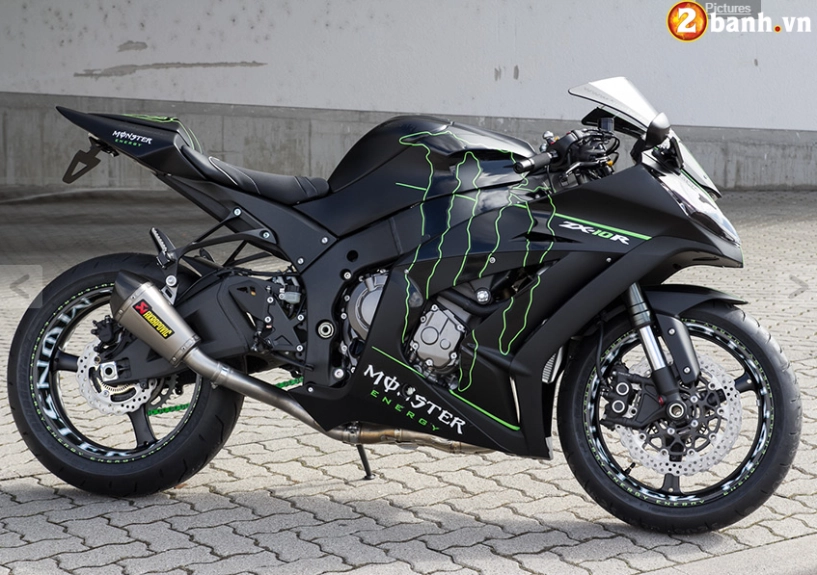 Kawasaki ninja zx-10r độ cực ngầu theo phong cách monster - 2