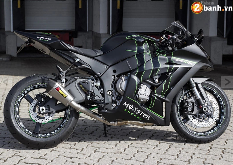 Kawasaki ninja zx-10r độ cực ngầu theo phong cách monster - 8