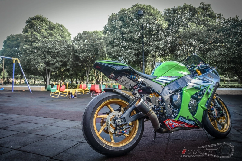 Kawasaki ninja zx-10r phiên bản 30 năm độ sành điệu trên đất thái - 32