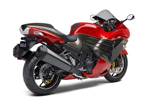 Kawasaki ninja zx-14r kỉ niệm 30 năm với phiên bản màu đỏ lạ mắt - 3