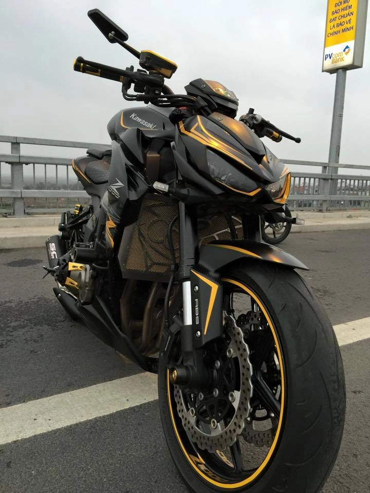 Kawasaki z1000 2014 độ đầy mê hoặc của một biker hà thành - 5