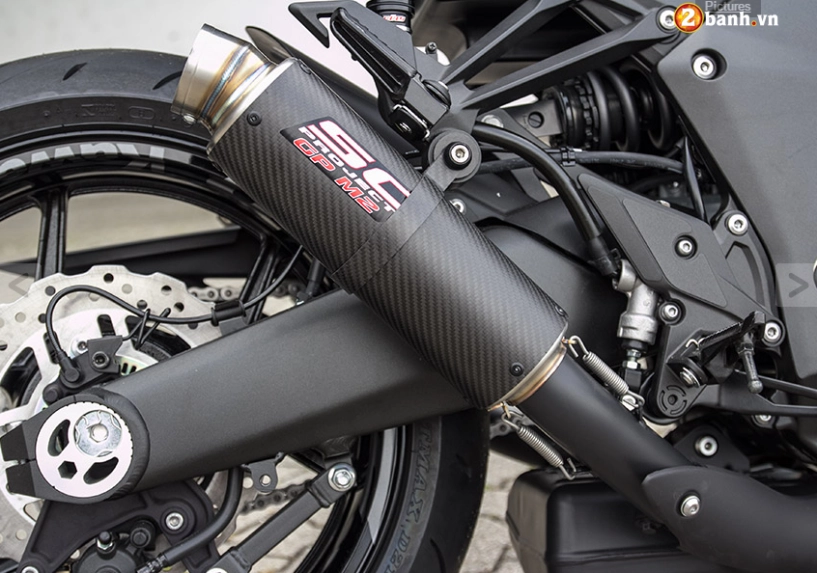 Kawasaki z1000 2015 độ siêu ngầu với phiên bản matt black - 10