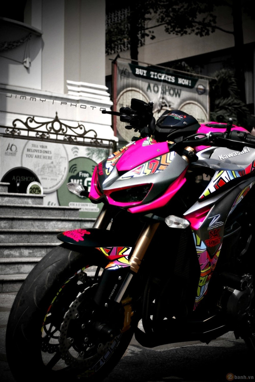 Kawasaki z1000 phiên bản graffiti đậm chất đường phố - 5