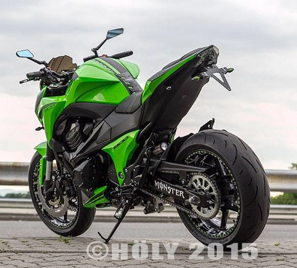 Kawasaki z800 2015 độ nổi bật với phiên bản ultra green - 5