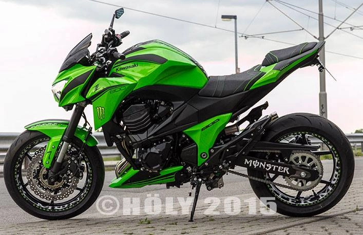 Kawasaki z800 2015 độ nổi bật với phiên bản ultra green - 9