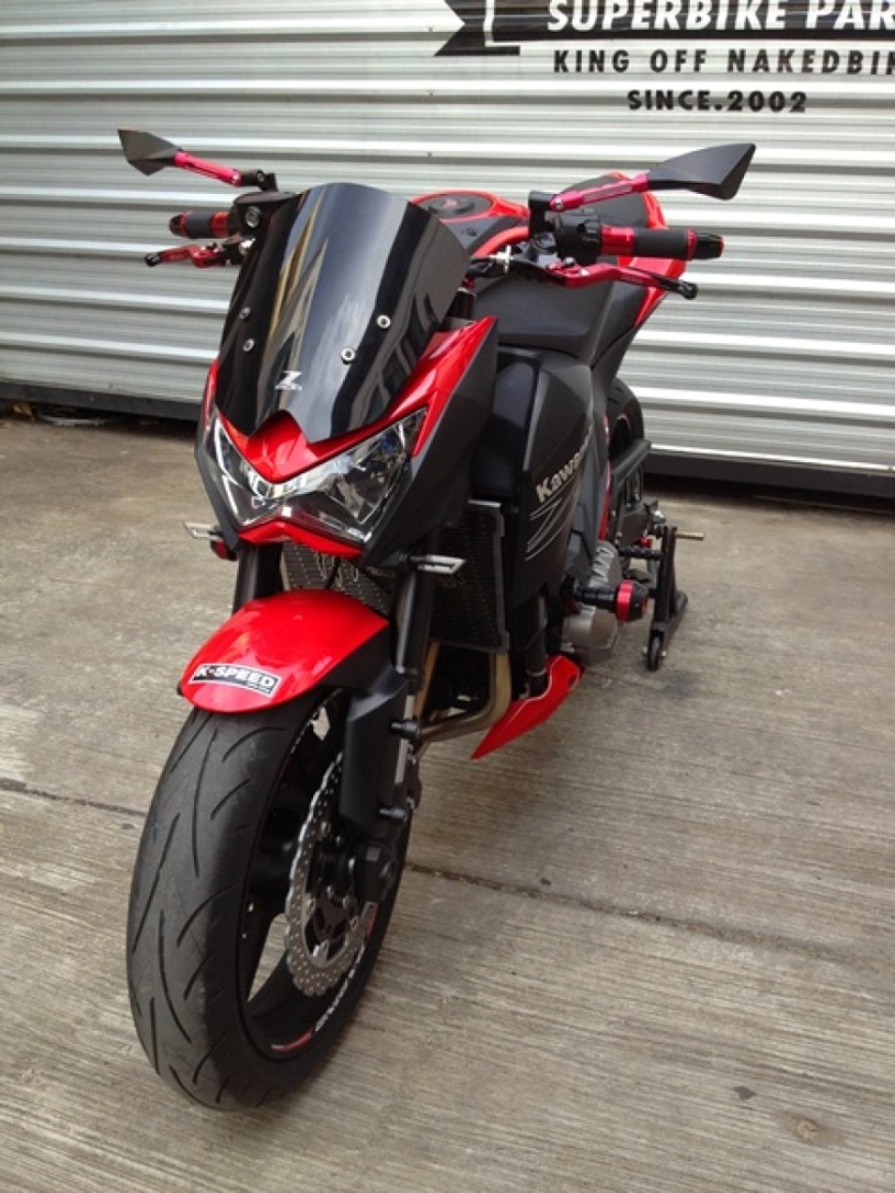Kawasaki z800 kiếp đỏ đen tuyệt đẹp - 5