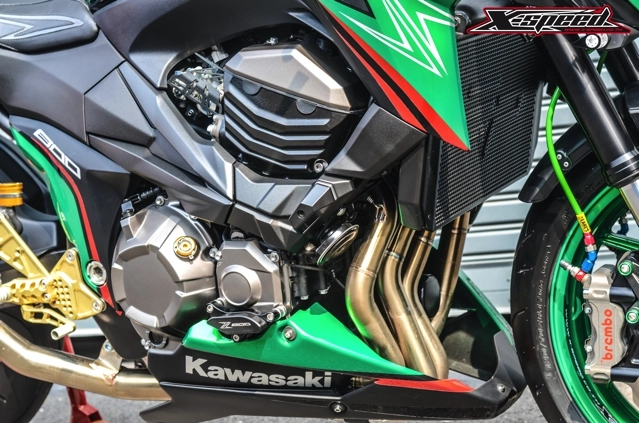 Kawasaki z800 x-speed rực rỡ sắc xanh - 17