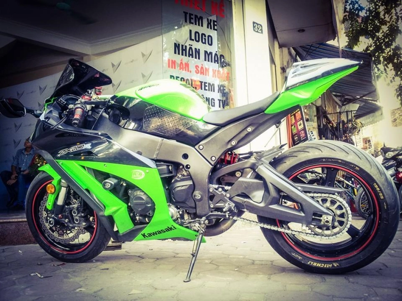 Kawasaki zx-10r mạnh mẽ của biker hà thành - 1