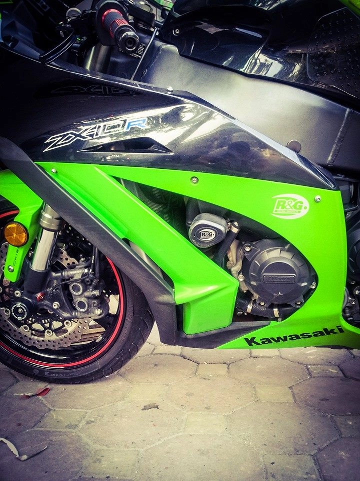 Kawasaki zx-10r mạnh mẽ của biker hà thành - 8