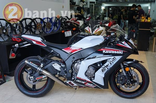 Kawasaki zx-10r race graphics design by decal4bike - 6