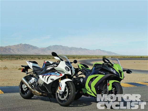 Kawasaki zx10r vs bmw s1000rr - 1