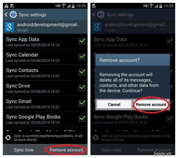 Khắc phục lỗi google play authentication is required hay gặp trên android - 2