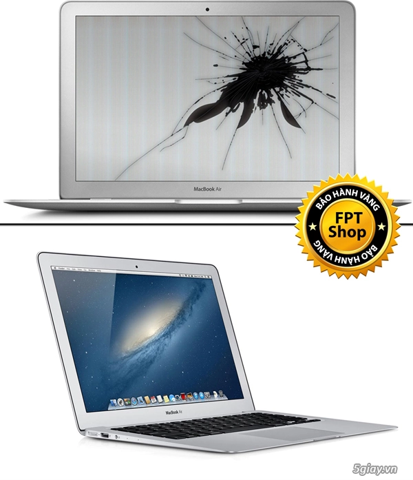 Khách hàng tự làm vỡ màn hình macbook vẫn được đổi mới - 1