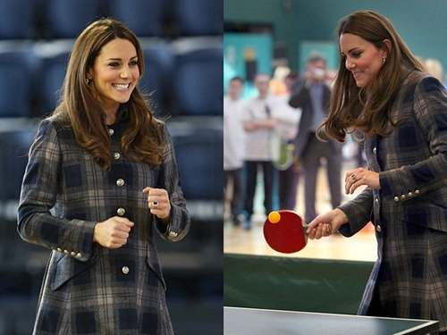 Khoảnh khắc thời trang của bà bầu kate middleton - 2