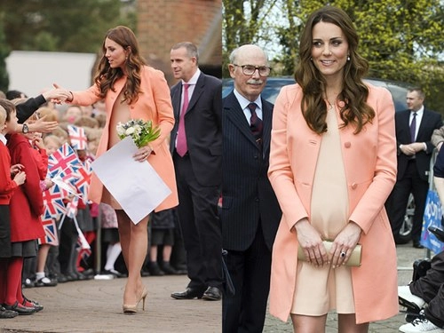 Khoảnh khắc thời trang của bà bầu kate middleton - 8