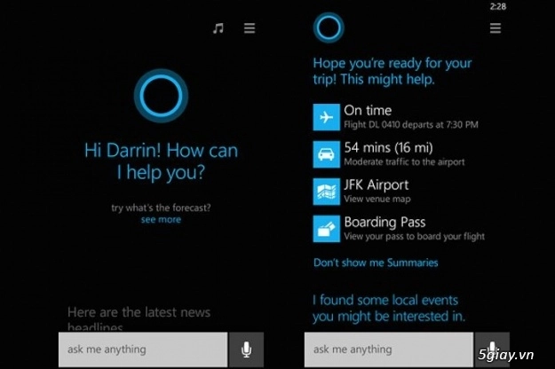 Kích hoạt trợ lý ảo cortana trên wp 81 bản chính thức của bạn - 3